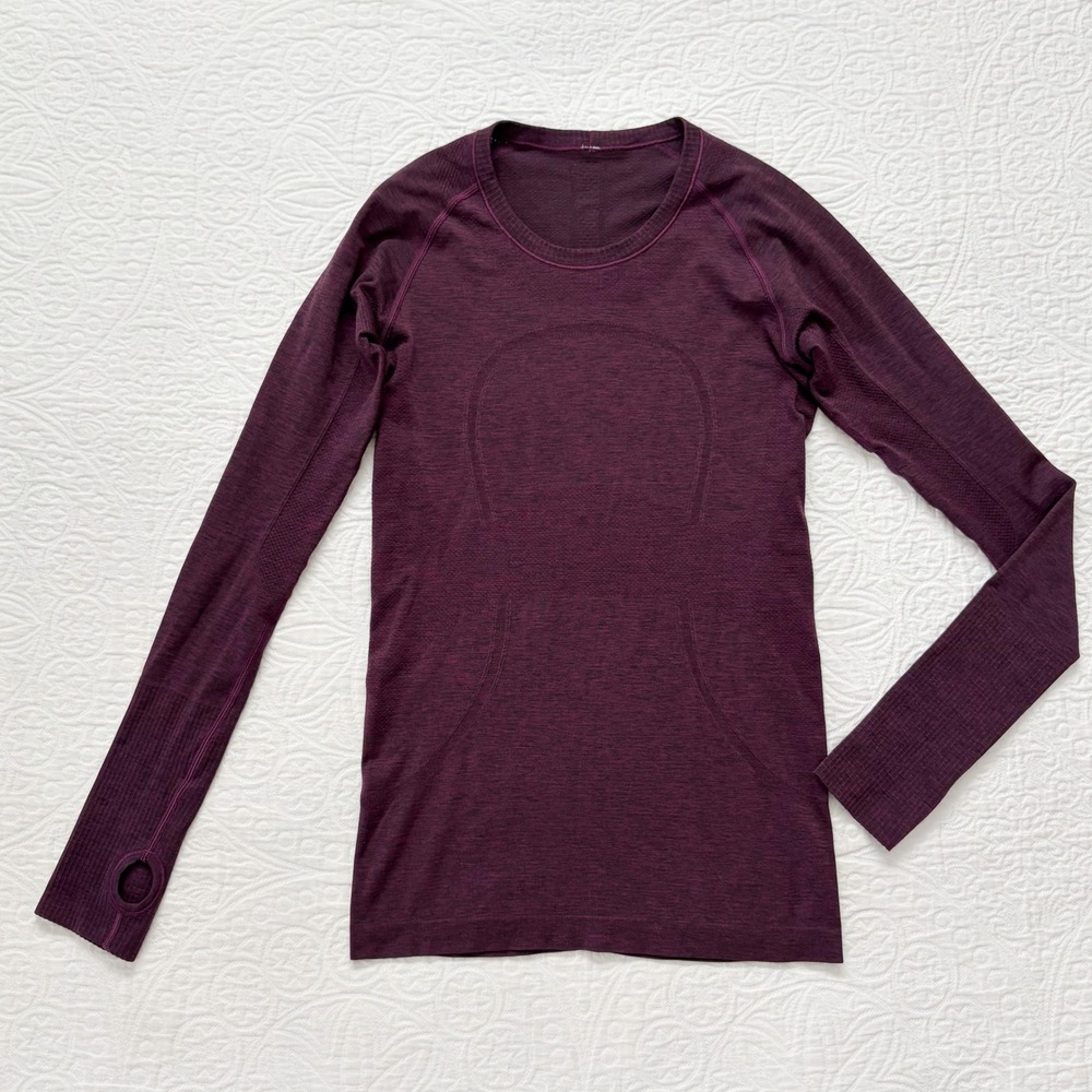 Lululemon Swiftly Tech Long Sleeve Crewneck Active Top Sz 6